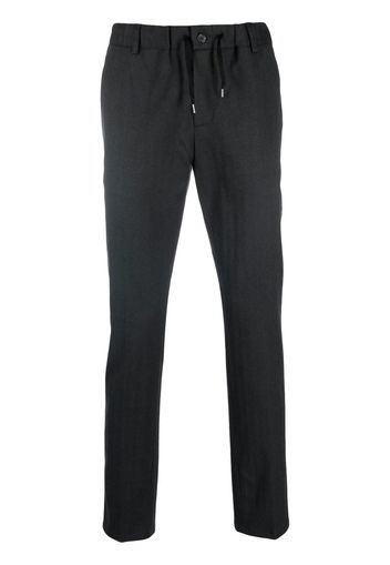 Daniele Alessandrini drawstring-fastening slim-fit trousers - Grau