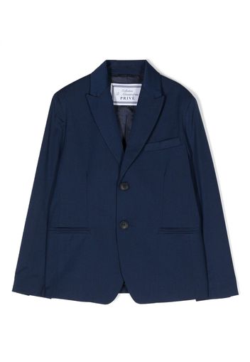 Daniele Alessandrini peak-lapel single-breasted blazer - Blau