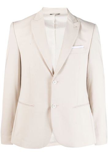 Daniele Alessandrini peak-lapels single-breasted blazer - Nude