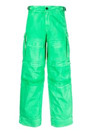 DARKPARK cropped cotton cargo trousers - Grün