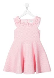 David Charles Minikleid mit Blumenapplikation - Rosa