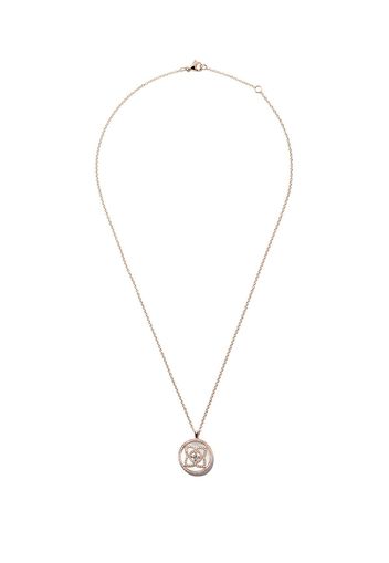 De Beers Jewellers 18kt 'Enchanted Lotus' Rotgoldhalskette mit Diamanten - ROSE GOLD