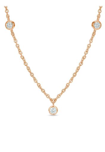 De Beers Jewellers 18kt Rotgoldhalskette mit Diamanten