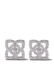 De Beers Jewellers 18kt 'Enchanted Lotus' Ohrstecker mit Diamanten - WHITE GOLD