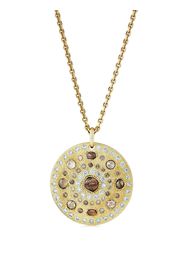 De Beers Jewellers 18kt 'Talisman' Gelbgoldhalskette mit Diamanten