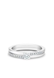 De Beers Jewellers 18kt 'The Promise' Weißgoldring - Silber