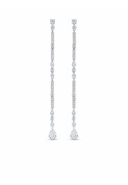 De Beers Jewellers 18kt Snow Dance Weißgoldohrringe mit Diamanten - Silber