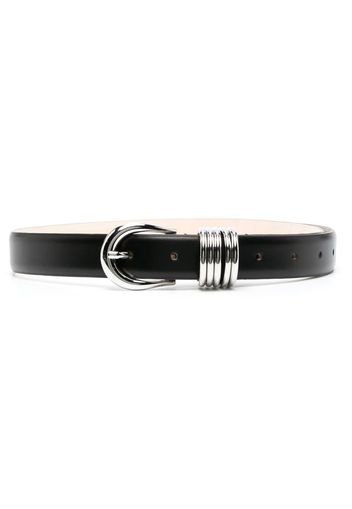 DEHANCHE Hollyhock leather belt - Schwarz