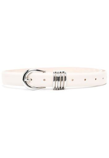 DEHANCHE Hollyhock leather belt - Nude