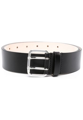 DEHANCHE Hutch wide leather belt - Schwarz