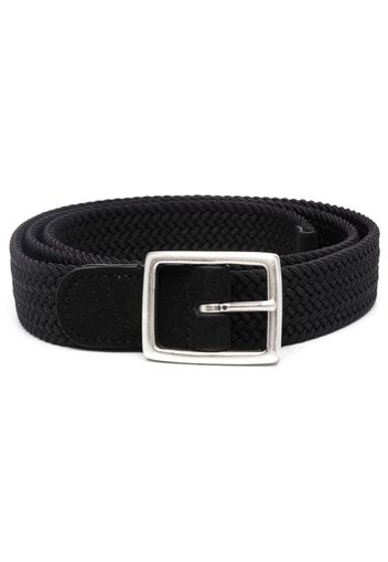 Dell'oglio Mastic elasticated suede belt - Schwarz