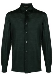 Dell'oglio long-sleeve merino-wool shirt - Grün