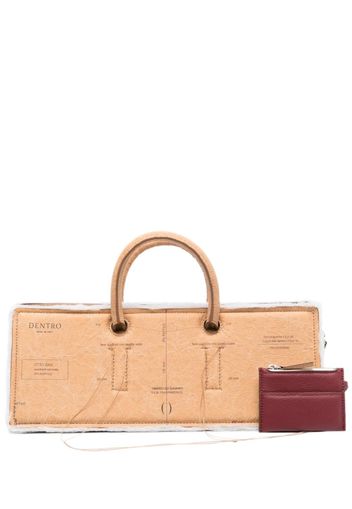 DENTRO Otto leather tote bag - Braun