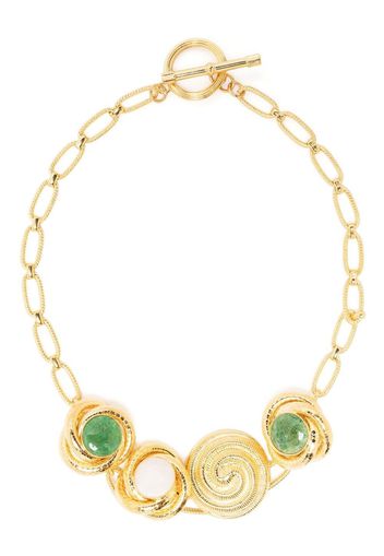 DESTREE Elizabeth whirlpool necklace - Gold