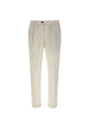 DEVORE elasticated-pleated trousers - Nude