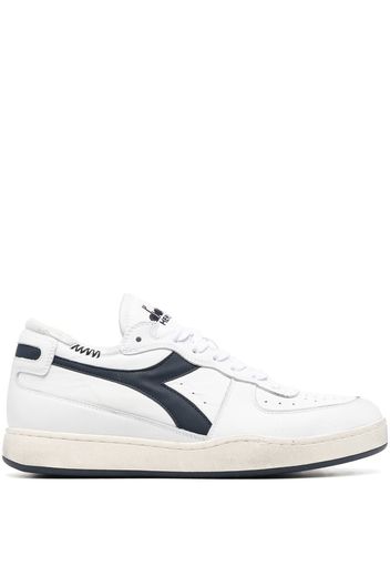 Diadora colour-block panelled sneakers - Weiß