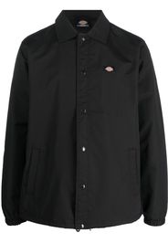 Dickies Construct logo-patch long-sleeve jacket - Schwarz