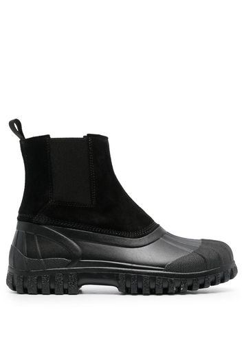 Diemme panelled ankle-length boots - Schwarz