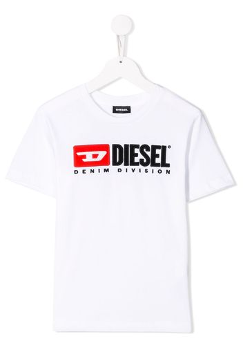 Diesel Kids 'Just Division' T-Shirt - Weiß