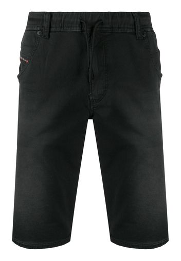 Diesel Jeans-Shorts mit Kordelzug - Schwarz