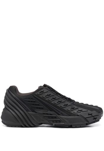 Diesel Fashion Show multi-panel sneakers - Schwarz