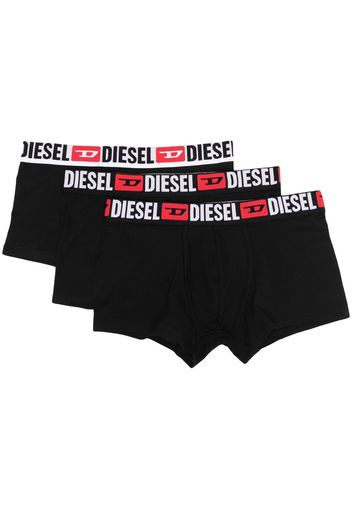 Diesel Short-Set mit Logo-Bund - Schwarz