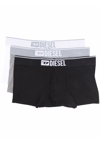 Diesel logo-waist boxers (set of three) - Schwarz