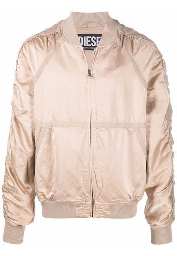 Diesel satin bomber jacket - Nude