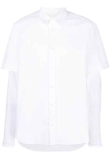 Diesel Marley Hemd im Layering-Look - Weiß