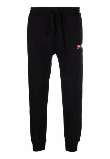 Diesel embroidered-logo joggers - Schwarz