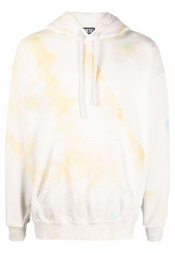 Diesel tie-dye pullover hoodie - Nude