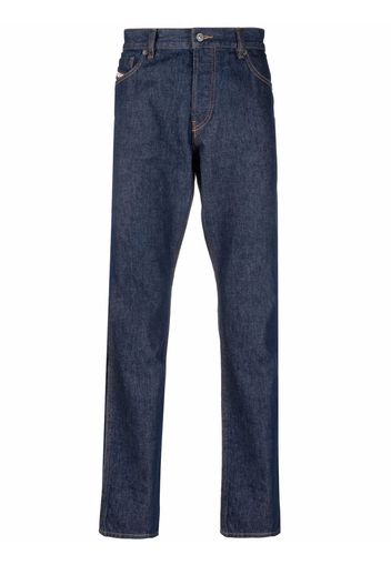 Diesel high-rise straight-leg jeans - Blau