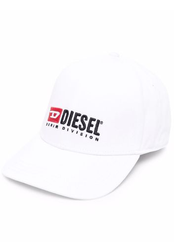 Diesel Corry-Div logo-embroidered cap - Weiß