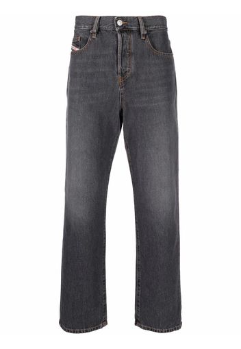 Diesel 2020s D-Viker Straight-Leg-Jeans - Schwarz