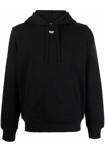 Diesel logo-print hoodie - Schwarz