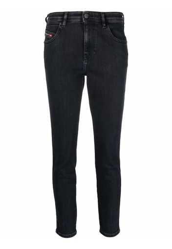 Diesel Babhila mid-rise skinny jeans - Schwarz