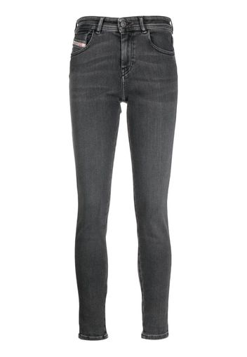 Diesel Slandy logo-patch jeans - Grau