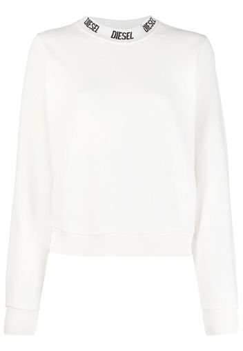 Diesel Sweatshirt mit Rundhalsausschnitt - Weiß