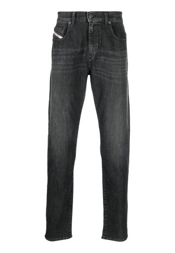 Diesel D-Strukt low-rise slim-cut jeans - Schwarz