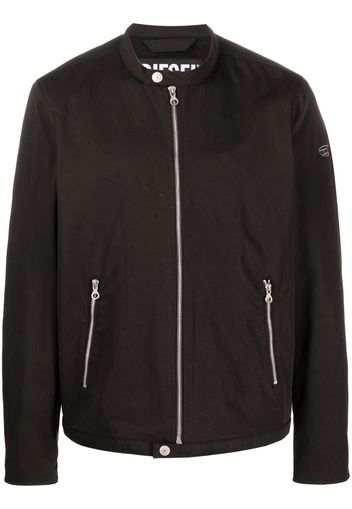 Diesel cotton bomber jacket - Schwarz