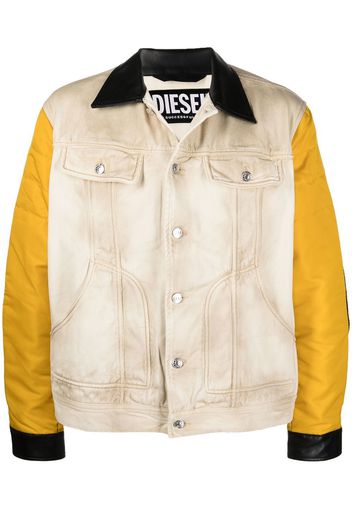 Diesel J-OPETH Jeansjacke - Nude