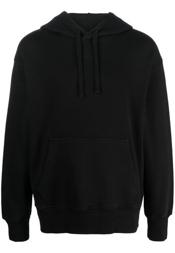 Diesel graphic-print cotton hoodie - Schwarz