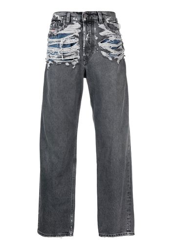 Diesel 2010 007j4 straight-leg jeans - Grau