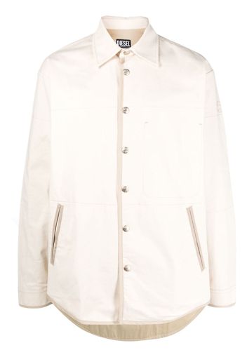 Diesel S-DOVES twill shirt jacket - Nude