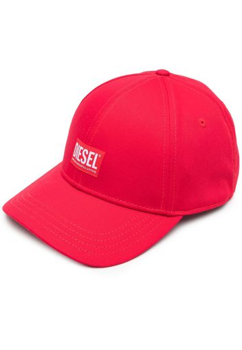 Diesel Baseballkappe mit Logo-Patch - Rot