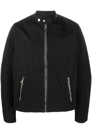 Diesel zipped-up fastening bomber jacket - Schwarz