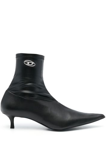 Diesel 50mm leather ankle boots - Schwarz