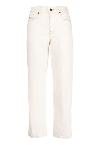 Diesel D-Air high-waisted straight-leg jeans - Nude