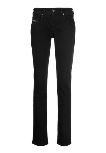 Diesel straight-leg low-rise jeans - Schwarz