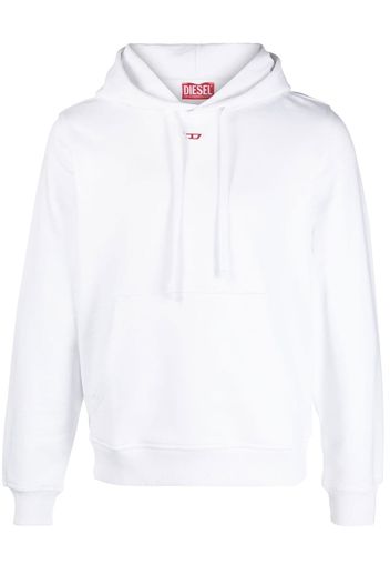 Diesel logo-patch detail hoodie - Weiß